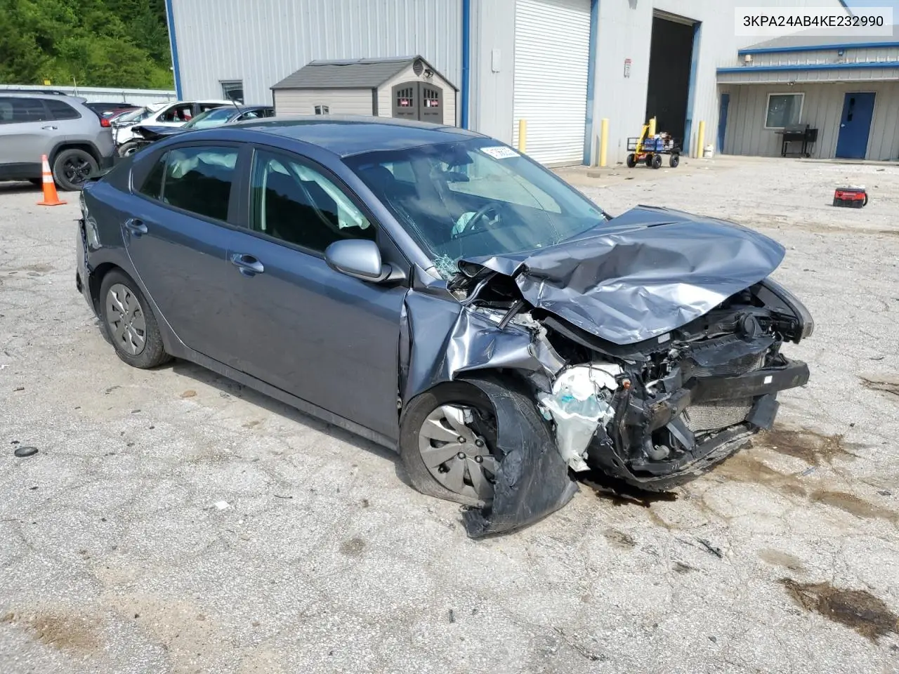 2019 Kia Rio S VIN: 3KPA24AB4KE232990 Lot: 61366235