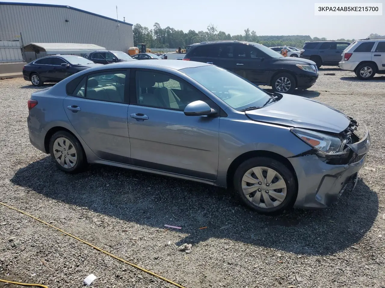 2019 Kia Rio S VIN: 3KPA24AB5KE215700 Lot: 61982575