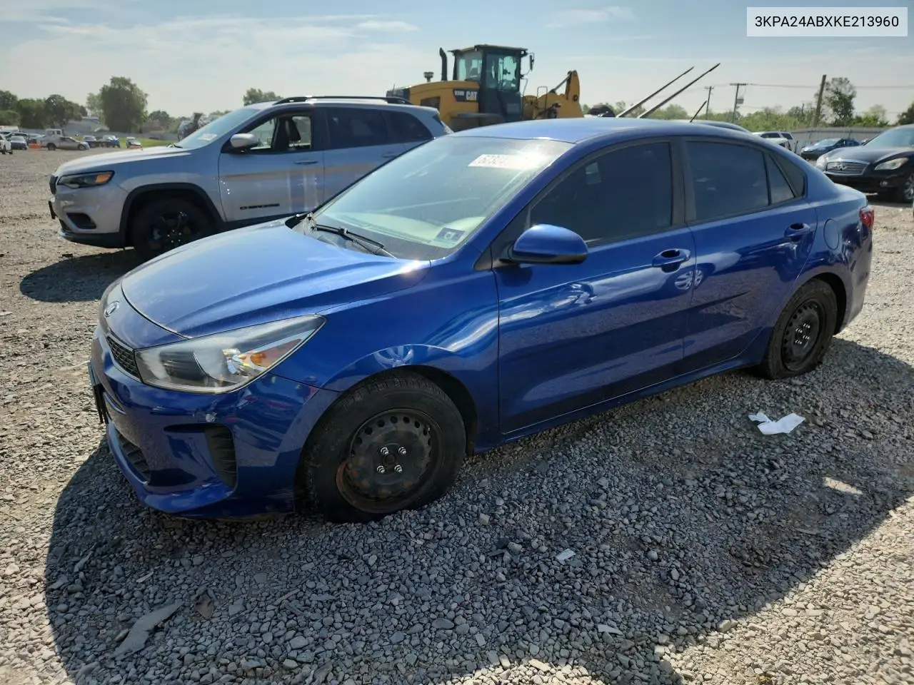 2019 Kia Rio S VIN: 3KPA24ABXKE213960 Lot: 62324135