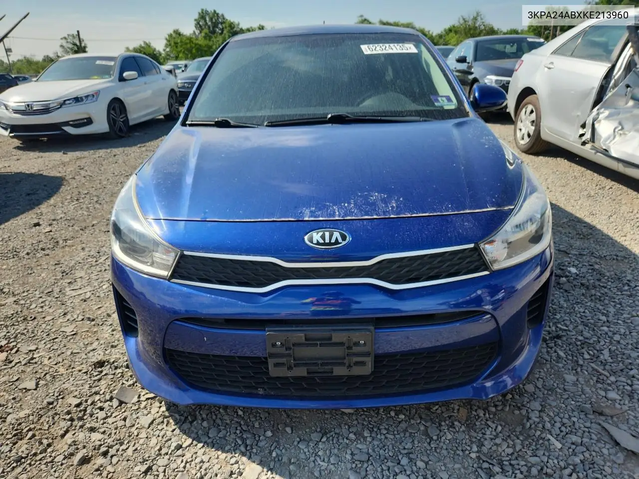 2019 Kia Rio S VIN: 3KPA24ABXKE213960 Lot: 62324135