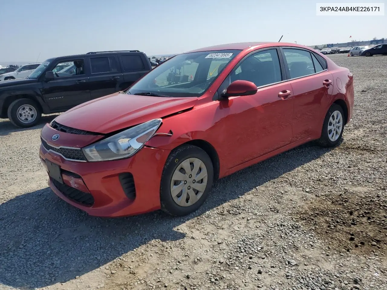 2019 Kia Rio S VIN: 3KPA24AB4KE226171 Lot: 62347895