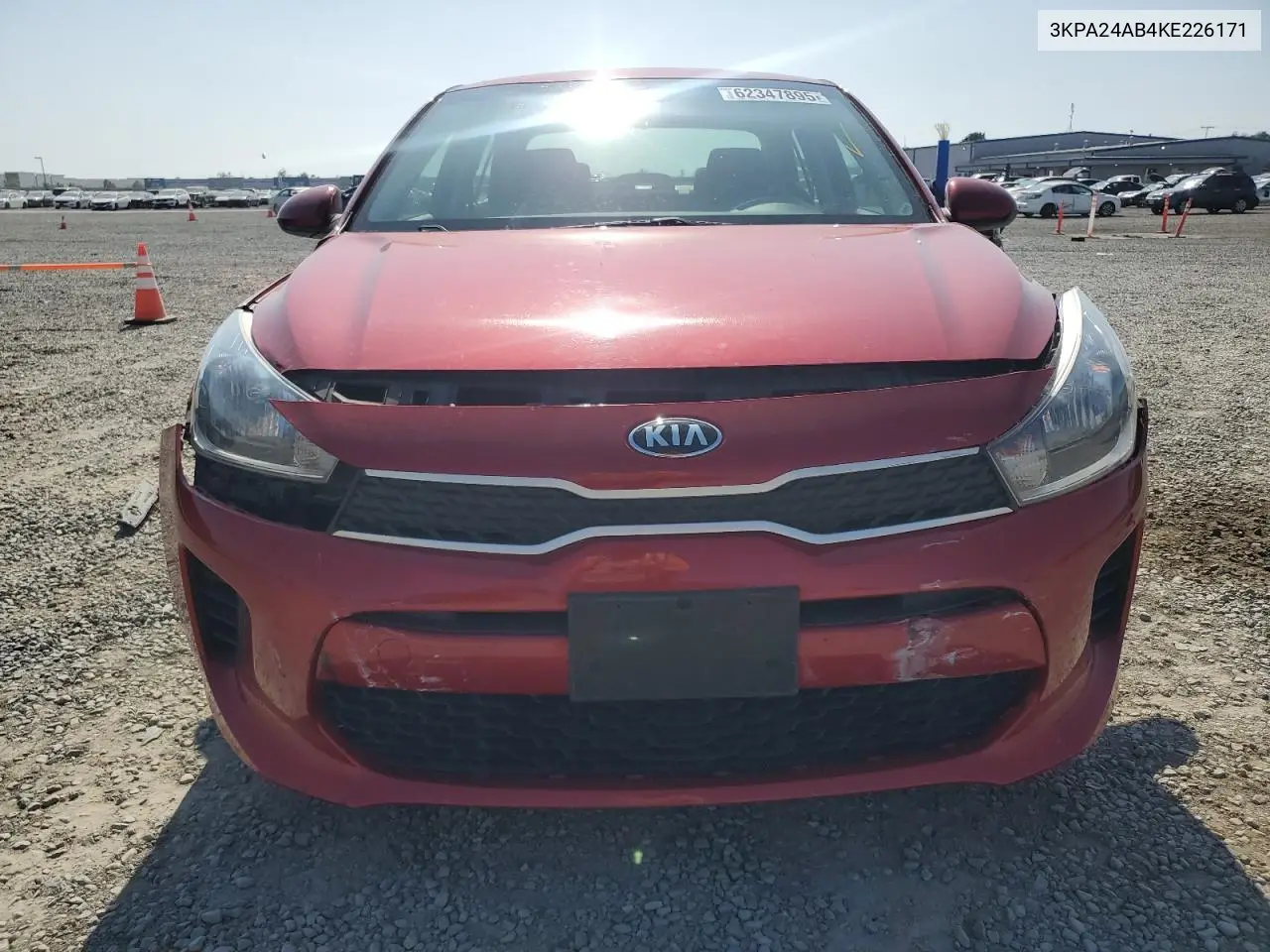 2019 Kia Rio S VIN: 3KPA24AB4KE226171 Lot: 62347895
