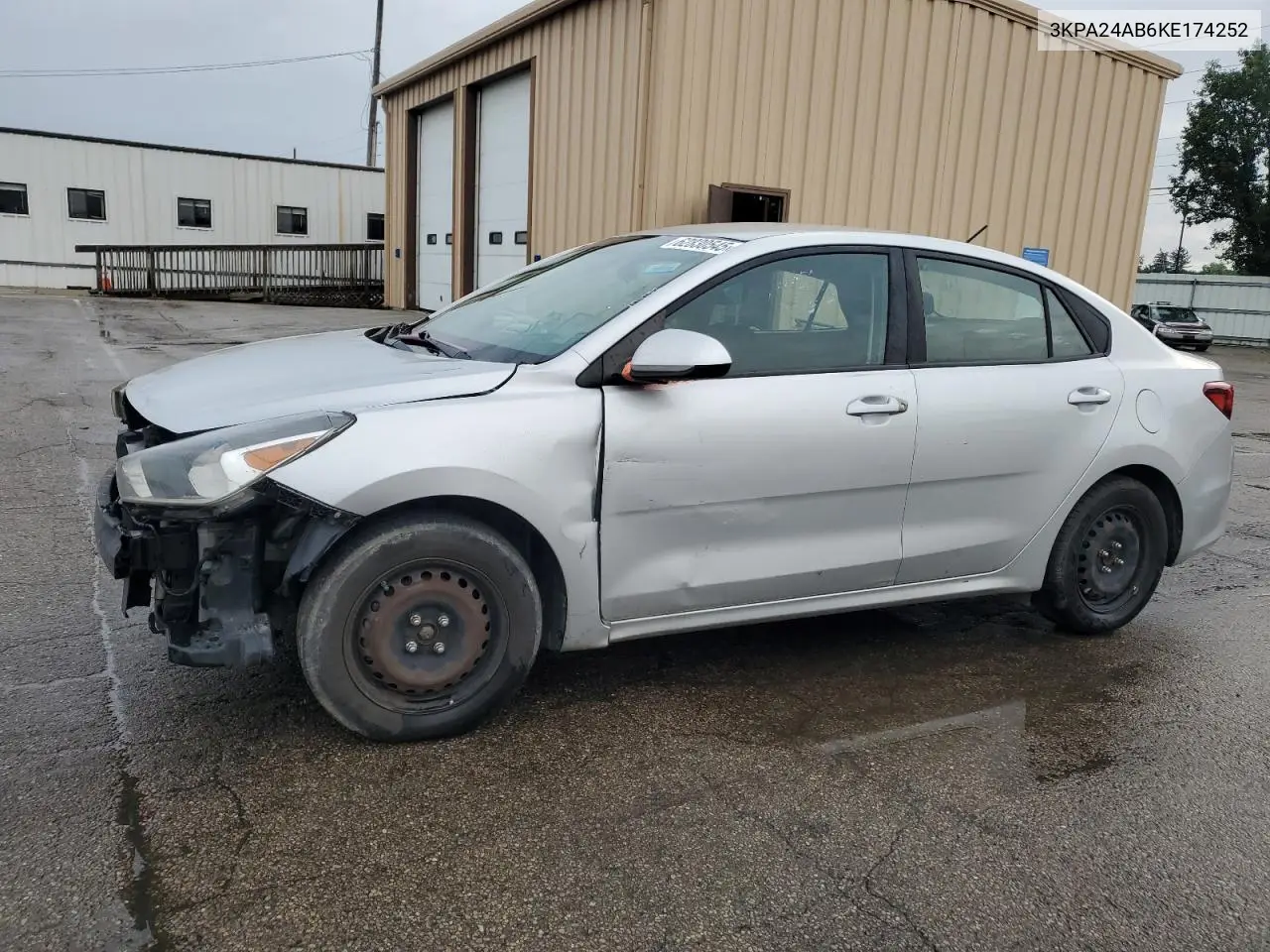2019 Kia Rio S VIN: 3KPA24AB6KE174252 Lot: 62830545