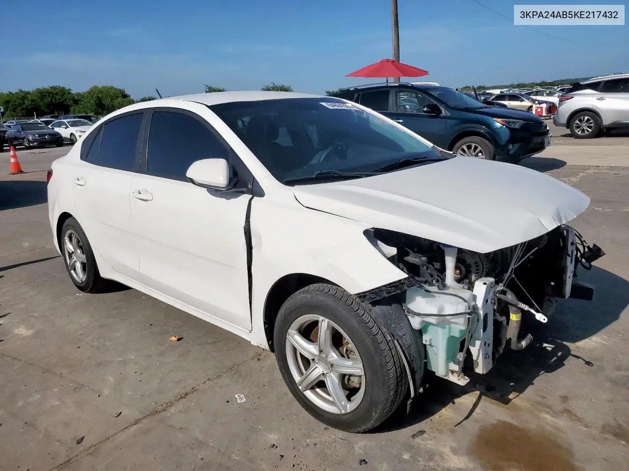 2019 Kia Rio S VIN: 3KPA24AB5KE217432 Lot: 64664555