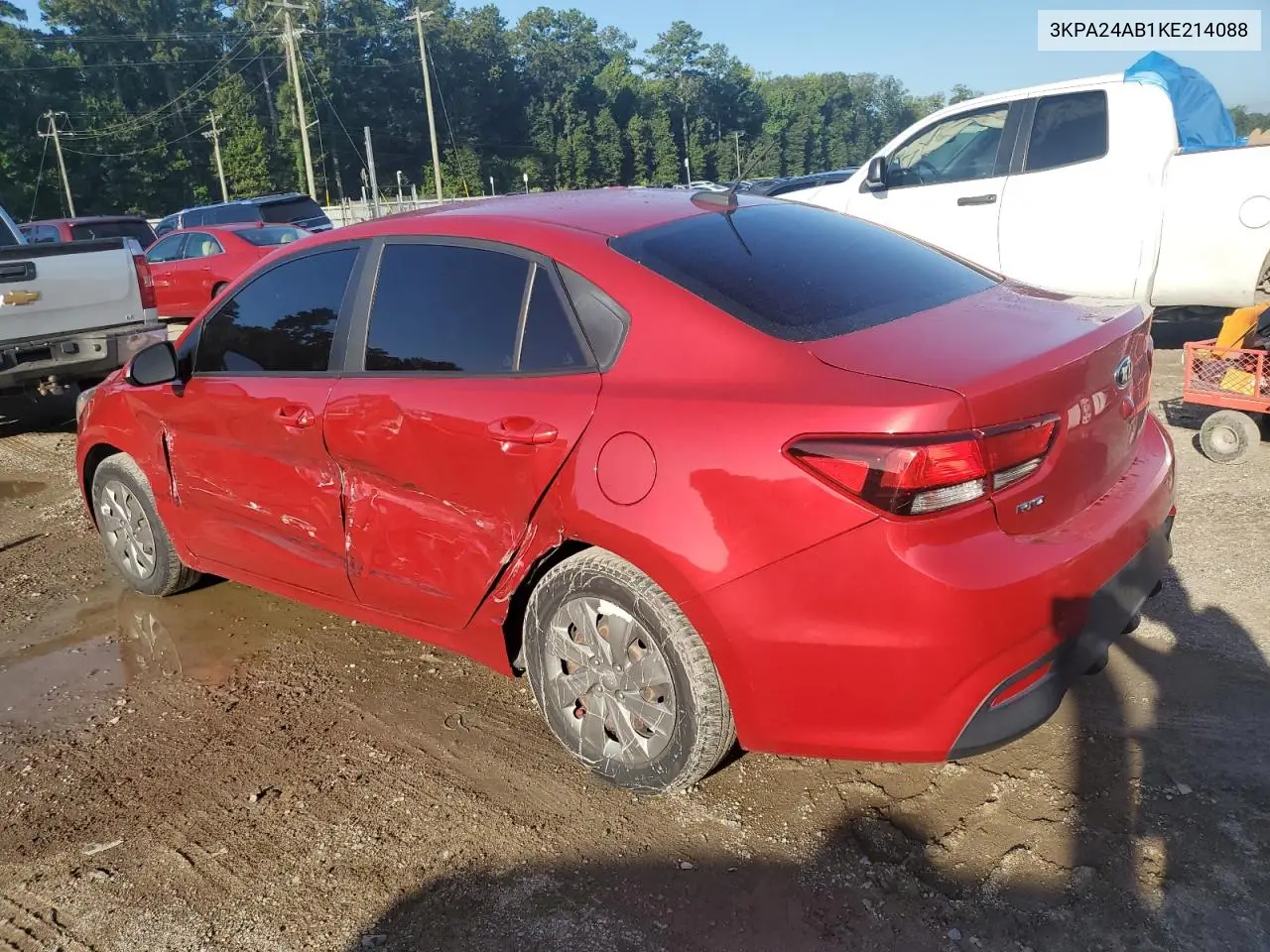 2019 Kia Rio S VIN: 3KPA24AB1KE214088 Lot: 64668175