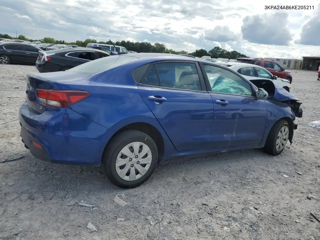 2019 Kia Rio S VIN: 3KPA24AB6KE205211 Lot: 65463435