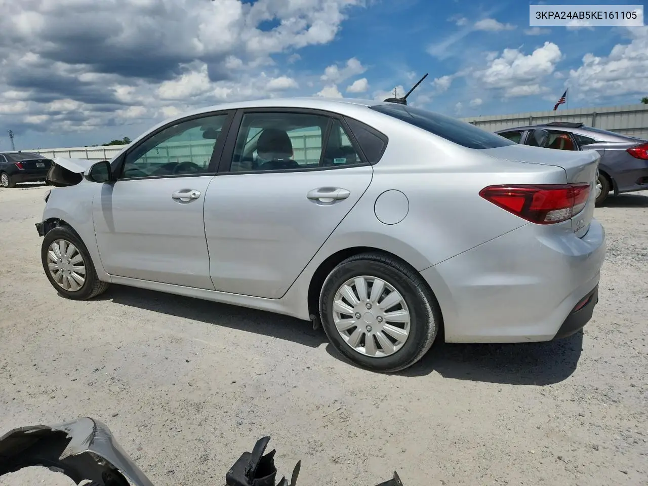 2019 Kia Rio S VIN: 3KPA24AB5KE161105 Lot: 65613425