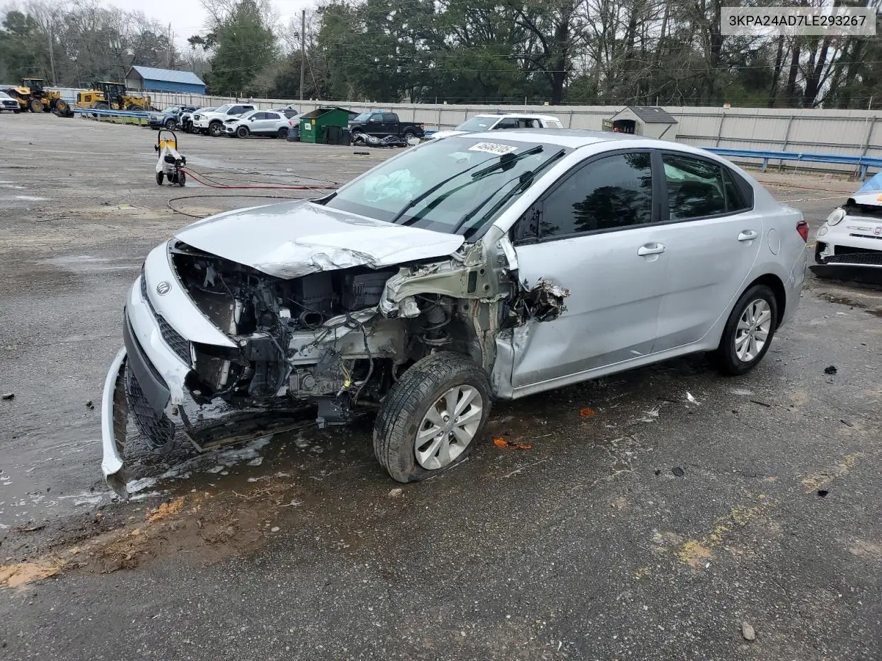 2020 Kia Rio Lx VIN: 3KPA24AD7LE293267 Lot: 46460105