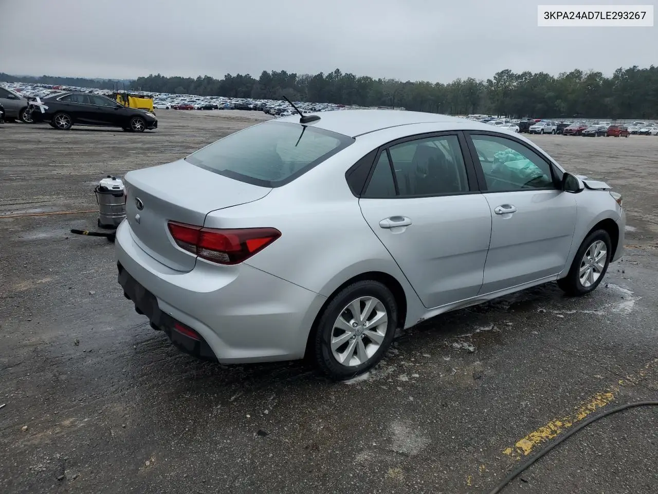2020 Kia Rio Lx VIN: 3KPA24AD7LE293267 Lot: 46460105