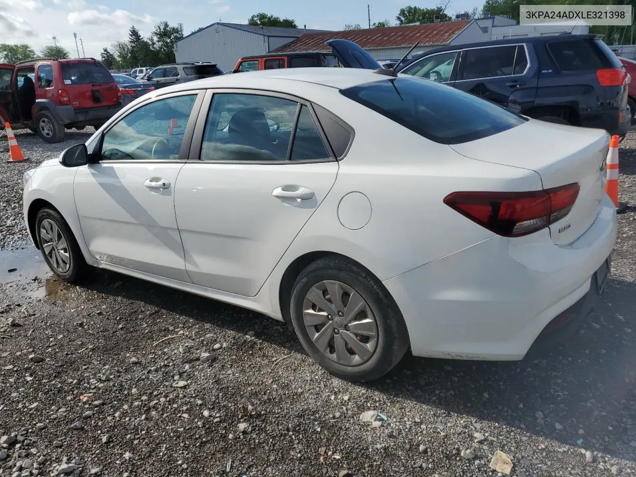 2020 Kia Rio Lx VIN: 3KPA24ADXLE321398 Lot: 56137285