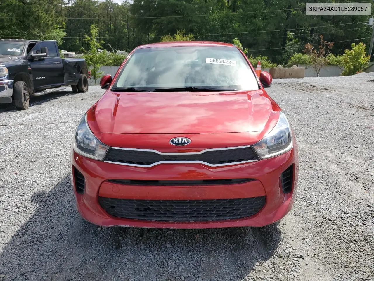2020 Kia Rio Lx VIN: 3KPA24AD1LE289067 Lot: 56558455