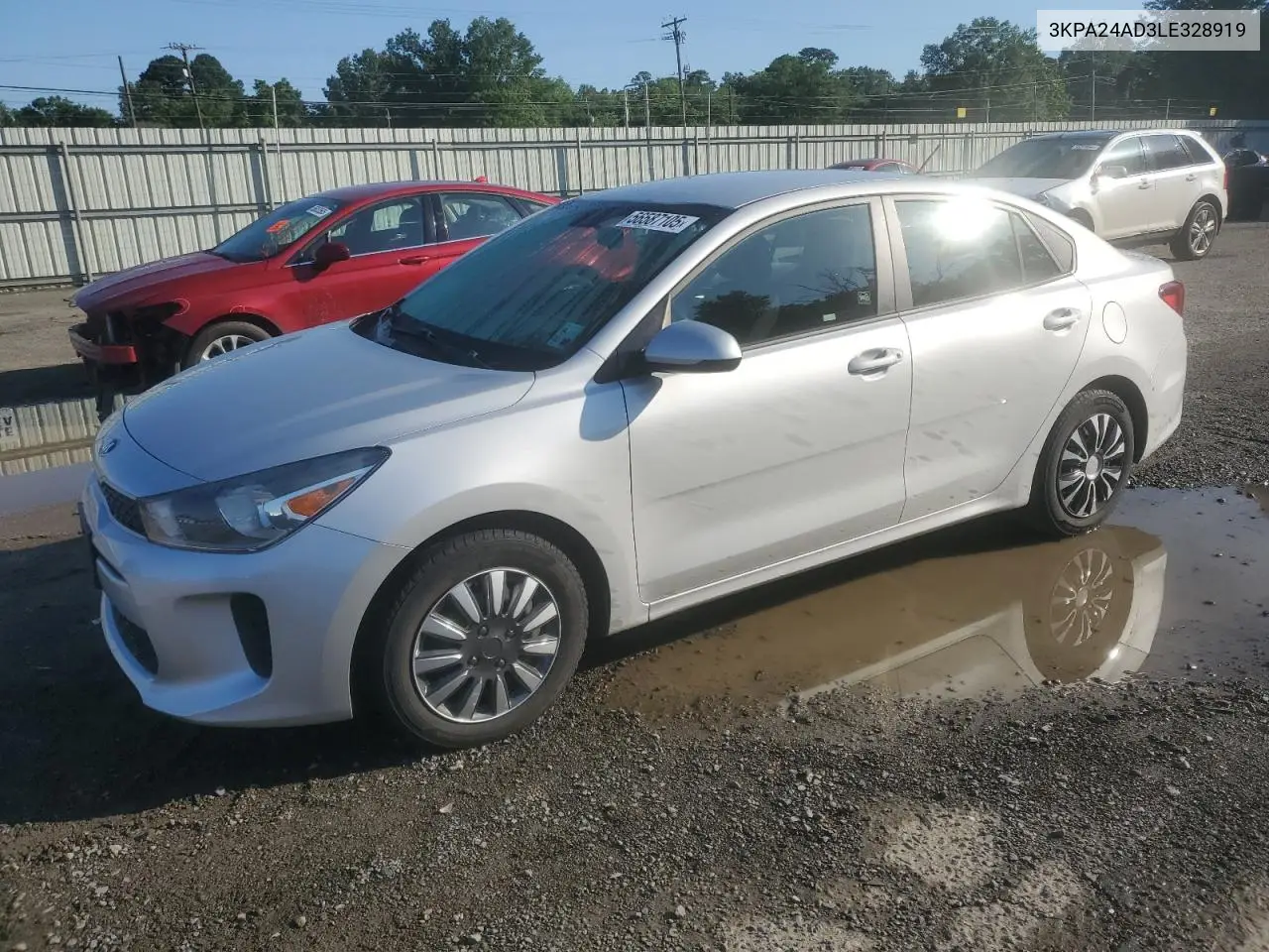2020 Kia Rio Lx VIN: 3KPA24AD3LE328919 Lot: 56587105