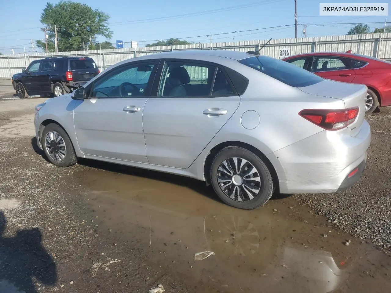 2020 Kia Rio Lx VIN: 3KPA24AD3LE328919 Lot: 56587105