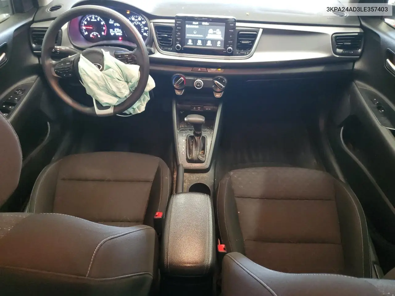 2020 Kia Rio Lx VIN: 3KPA24AD3LE357403 Lot: 56799375