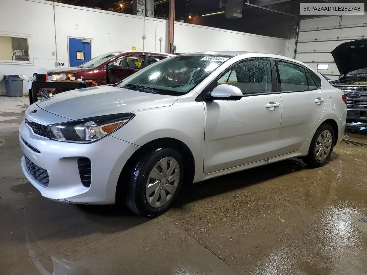 2020 Kia Rio Lx VIN: 3KPA24AD1LE282748 Lot: 56904045