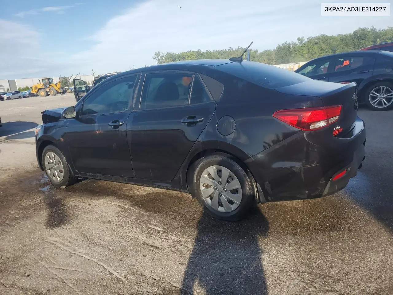 2020 Kia Rio Lx VIN: 3KPA24AD3LE314227 Lot: 61986795