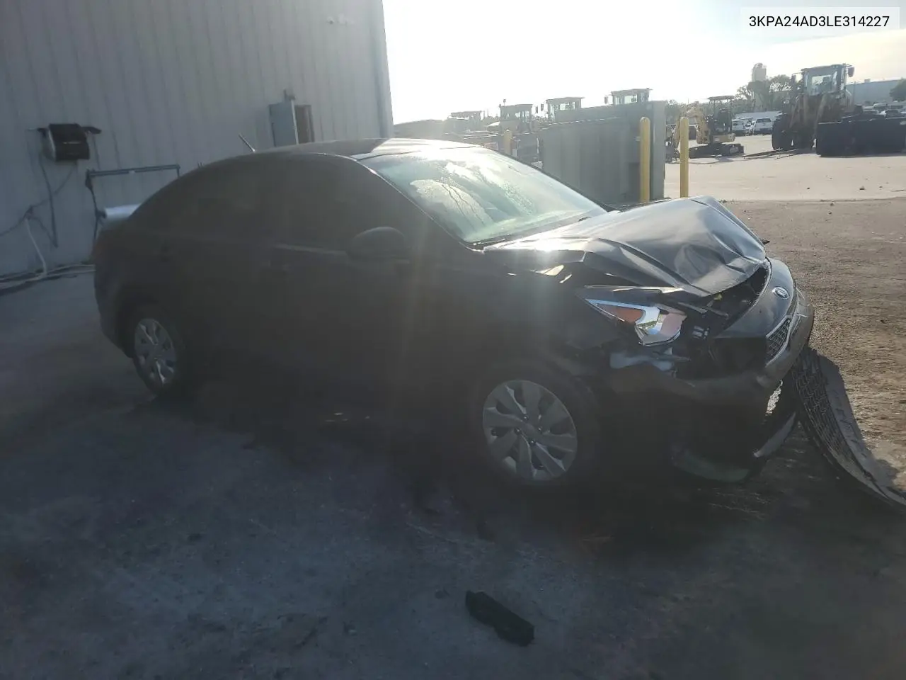 2020 Kia Rio Lx VIN: 3KPA24AD3LE314227 Lot: 61986795