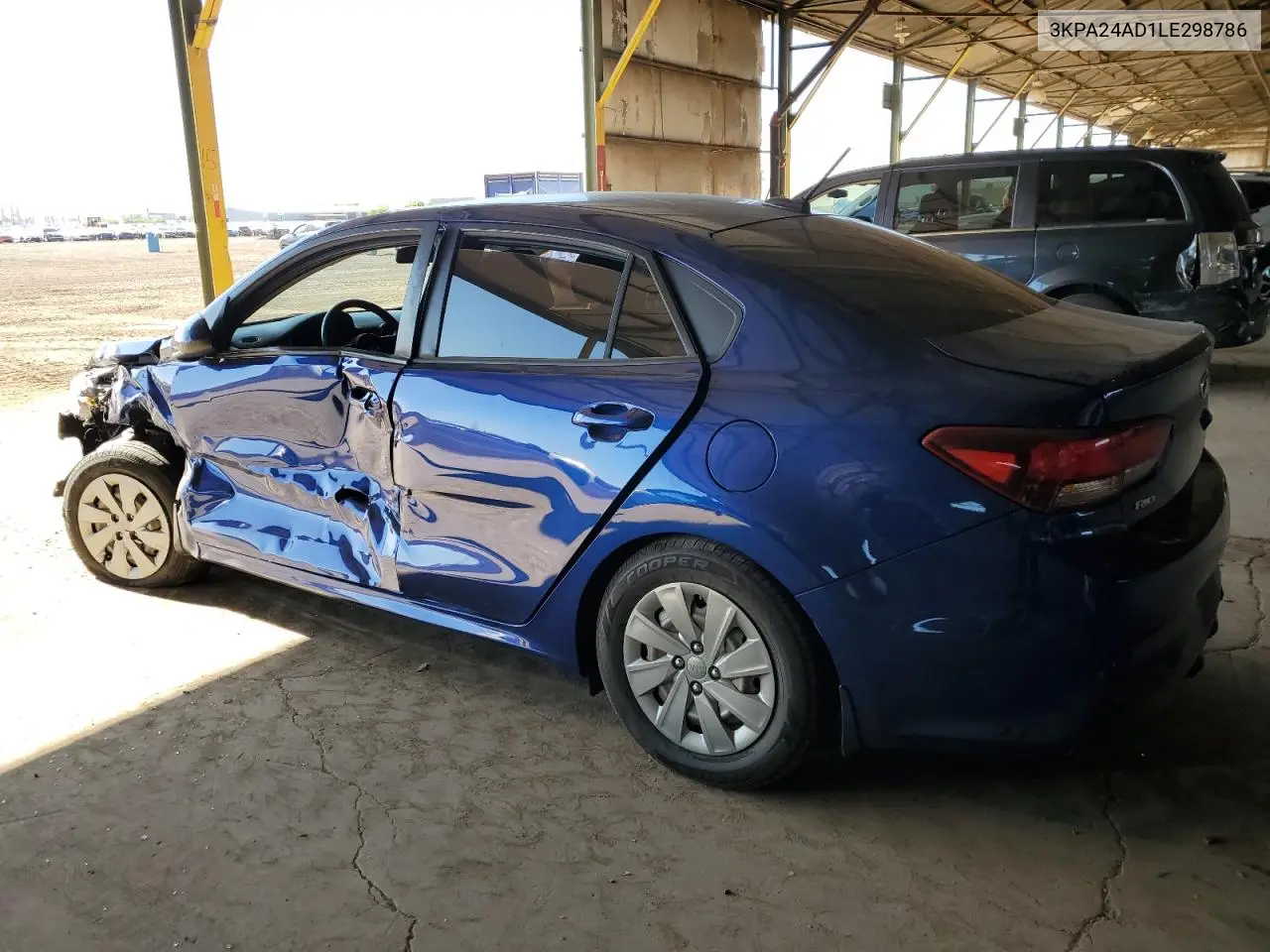 2020 Kia Rio Lx VIN: 3KPA24AD1LE298786 Lot: 62278875