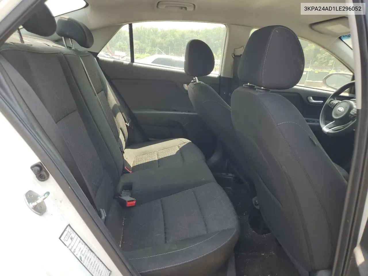 2020 Kia Rio Lx VIN: 3KPA24AD1LE296052 Lot: 62641765