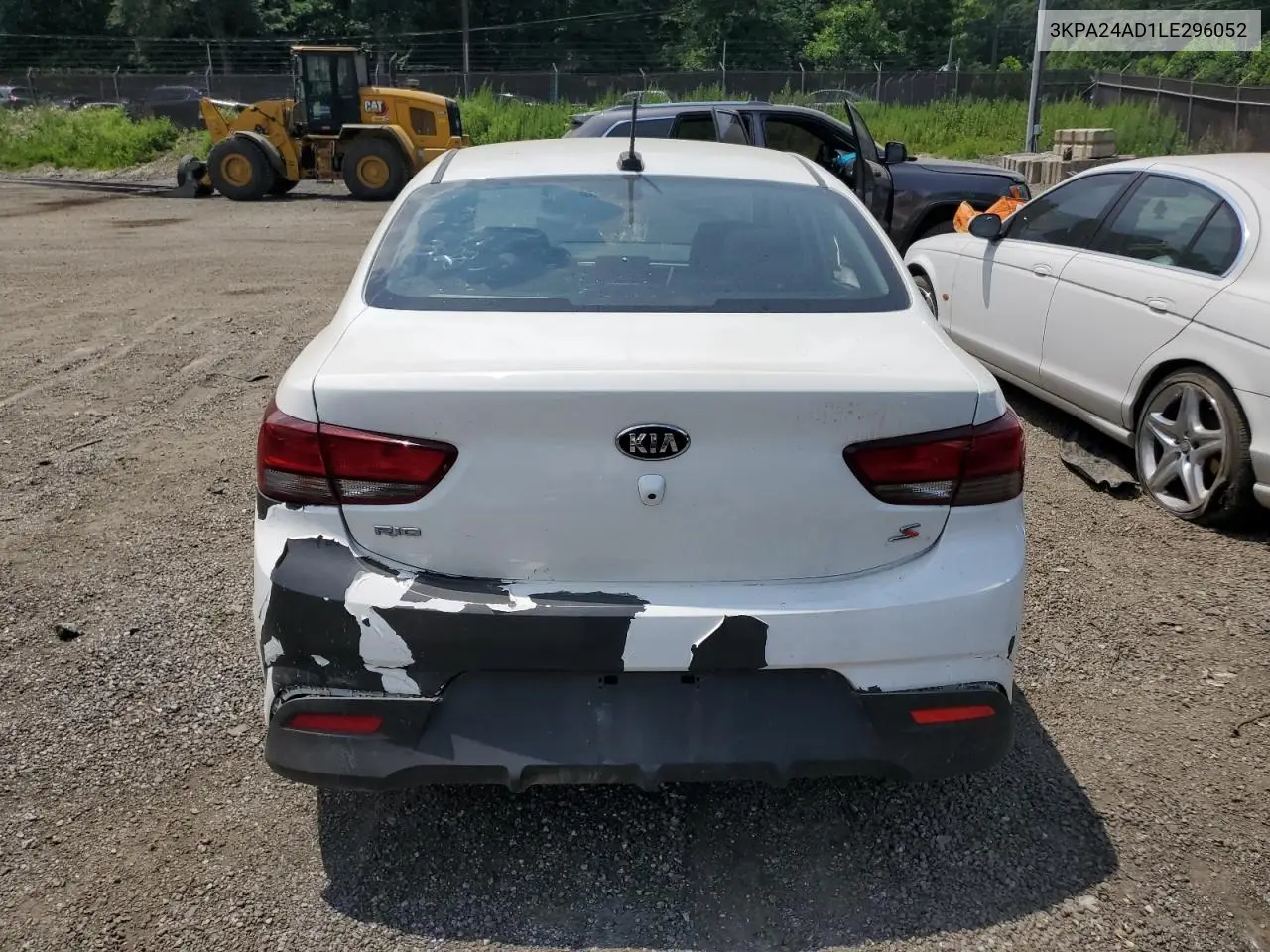 2020 Kia Rio Lx VIN: 3KPA24AD1LE296052 Lot: 62641765