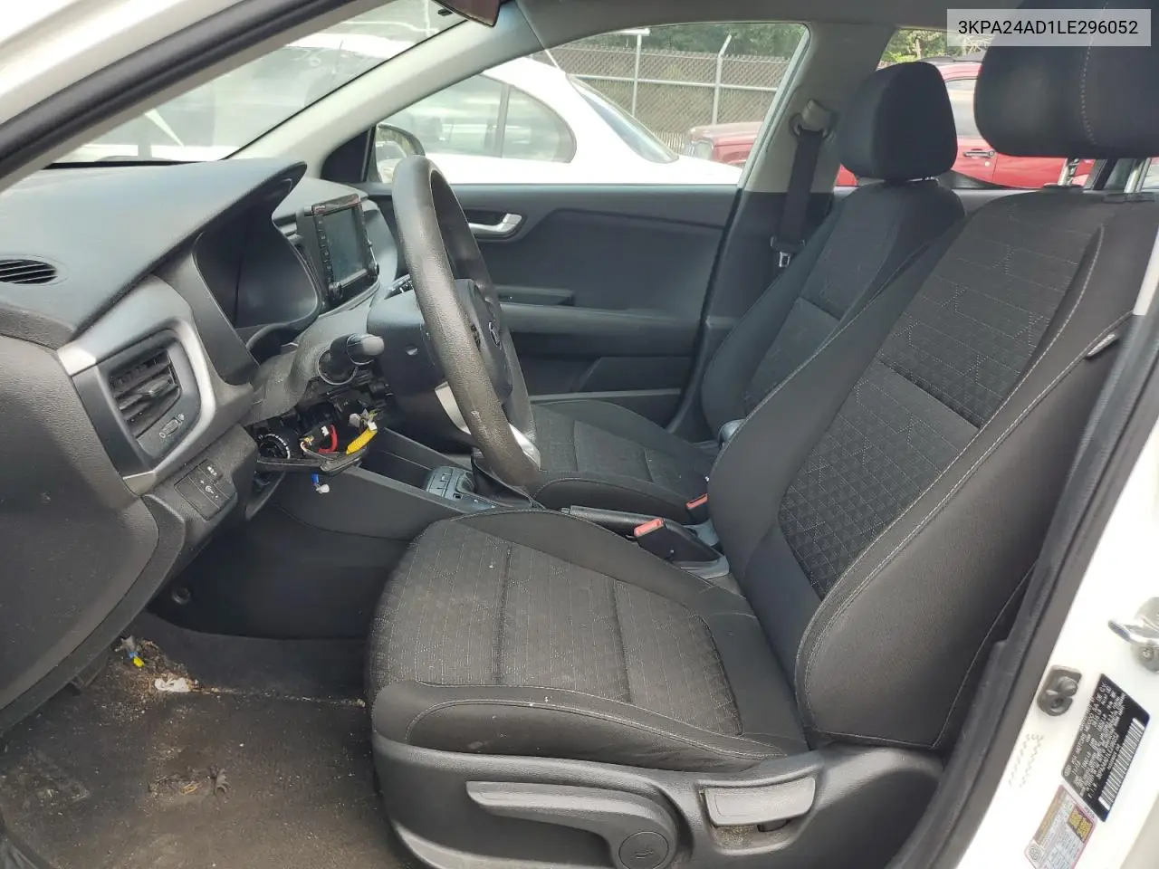 2020 Kia Rio Lx VIN: 3KPA24AD1LE296052 Lot: 62641765