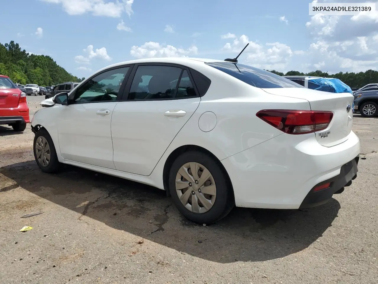 2020 Kia Rio Lx VIN: 3KPA24AD9LE321389 Lot: 63781615