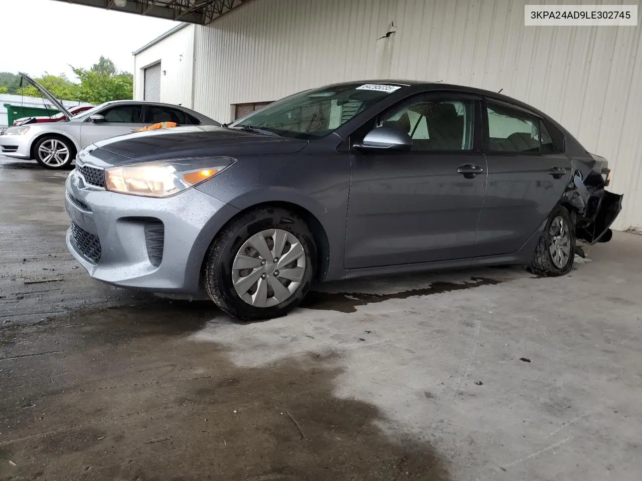2020 Kia Rio Lx VIN: 3KPA24AD9LE302745 Lot: 64949205