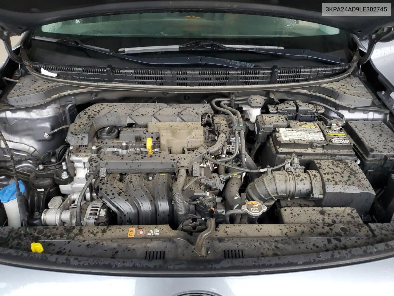 2020 Kia Rio Lx VIN: 3KPA24AD9LE302745 Lot: 64949205