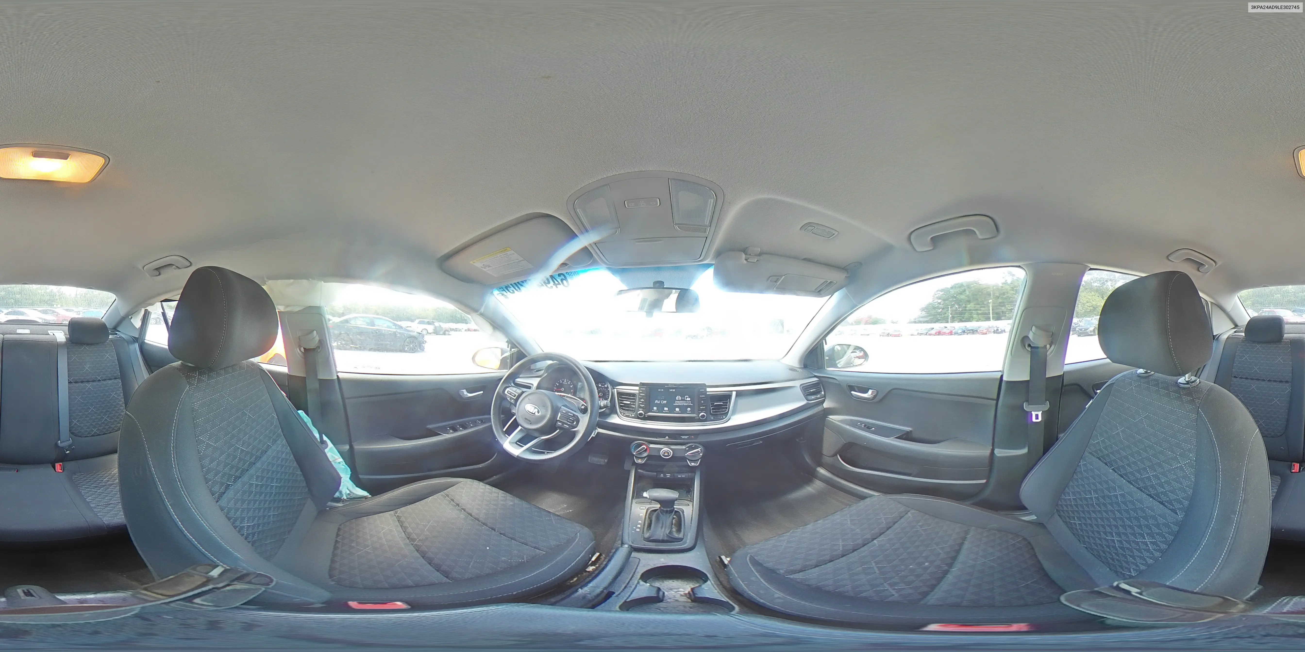 2020 Kia Rio Lx VIN: 3KPA24AD9LE302745 Lot: 64949205