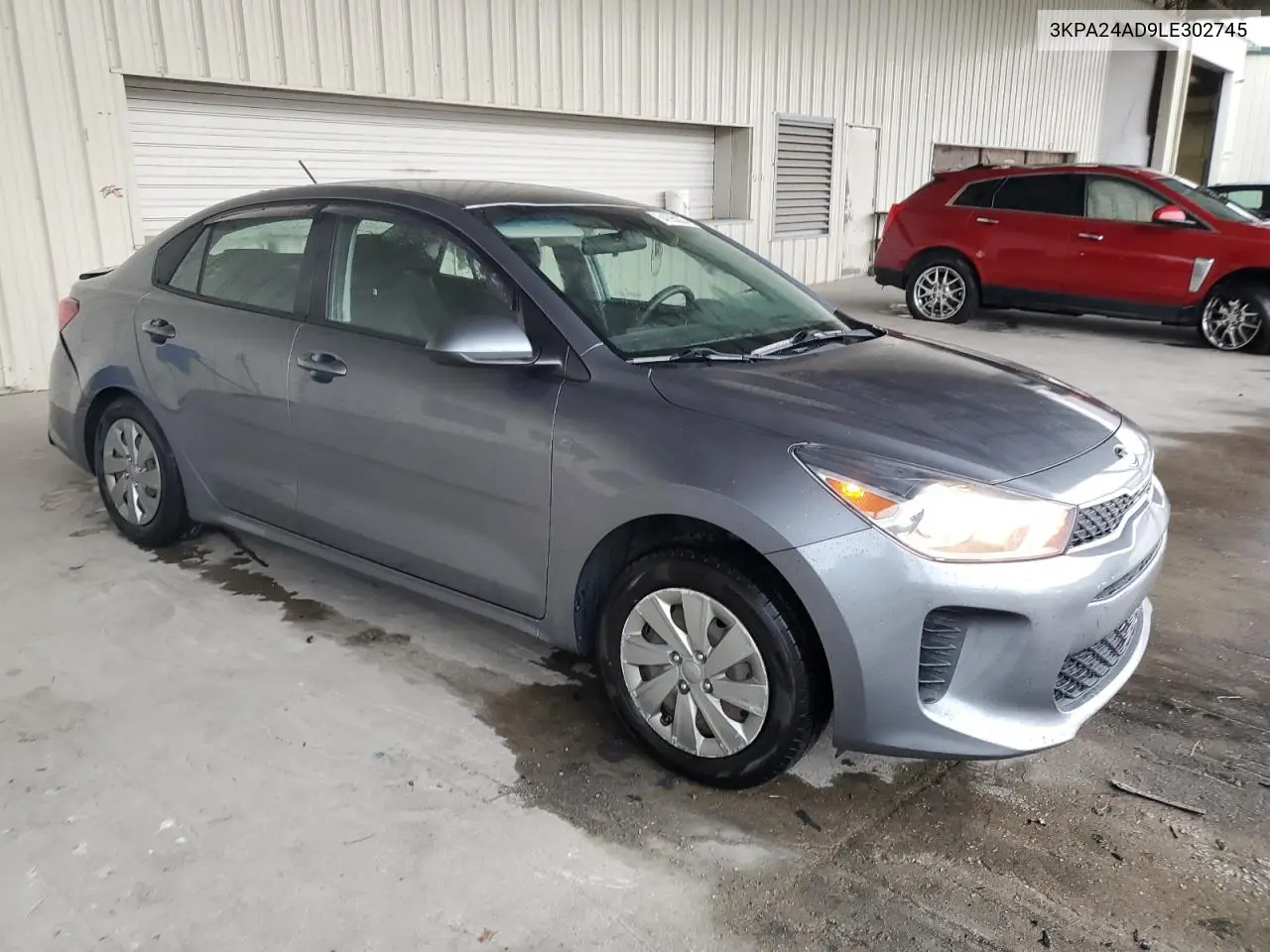 2020 Kia Rio Lx VIN: 3KPA24AD9LE302745 Lot: 64949205