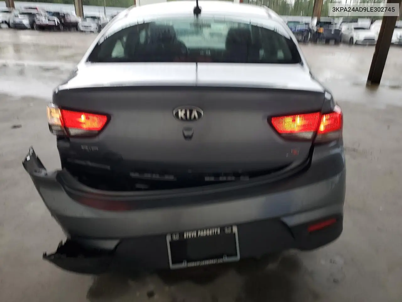 2020 Kia Rio Lx VIN: 3KPA24AD9LE302745 Lot: 64949205
