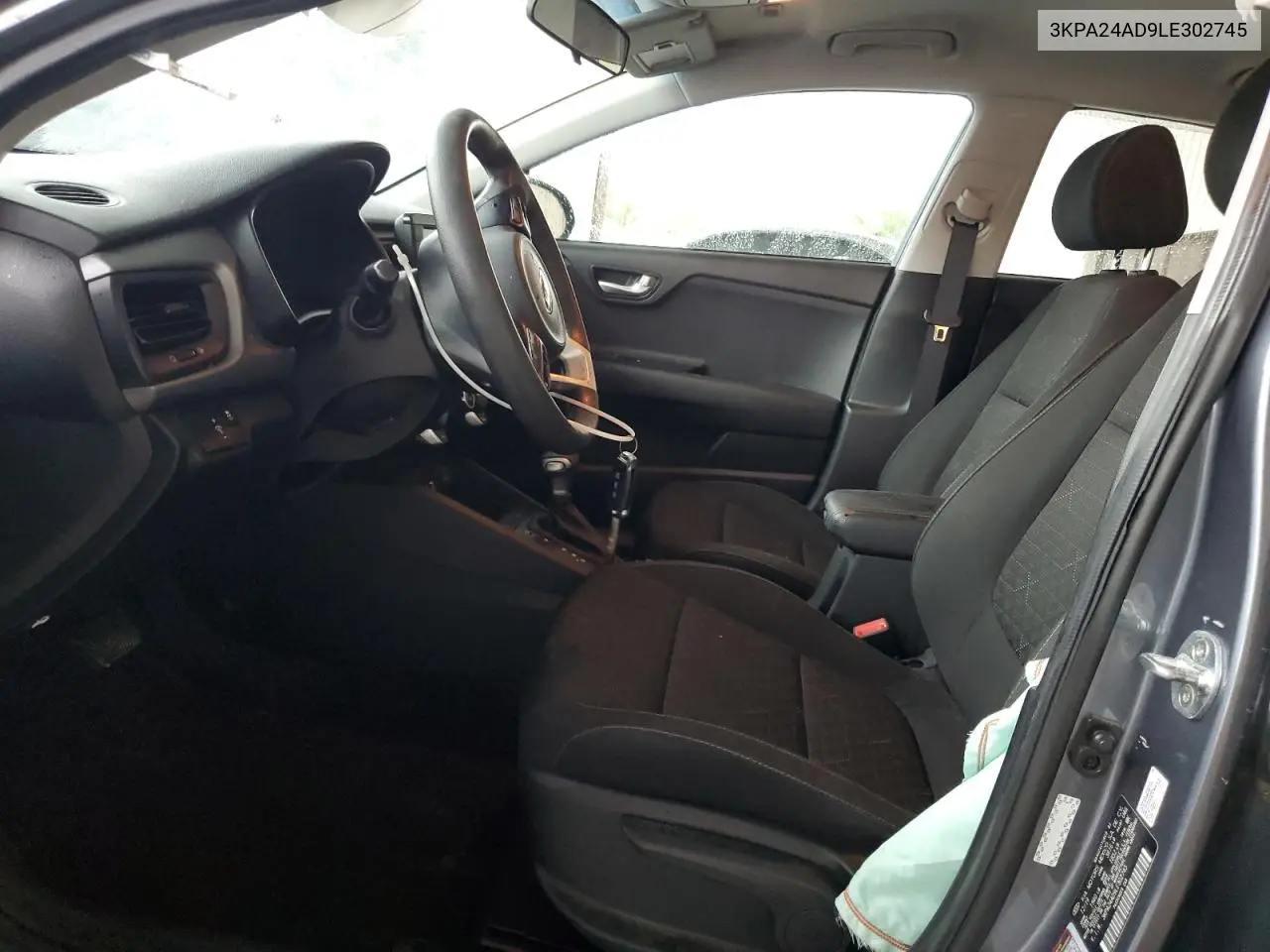 2020 Kia Rio Lx VIN: 3KPA24AD9LE302745 Lot: 64949205