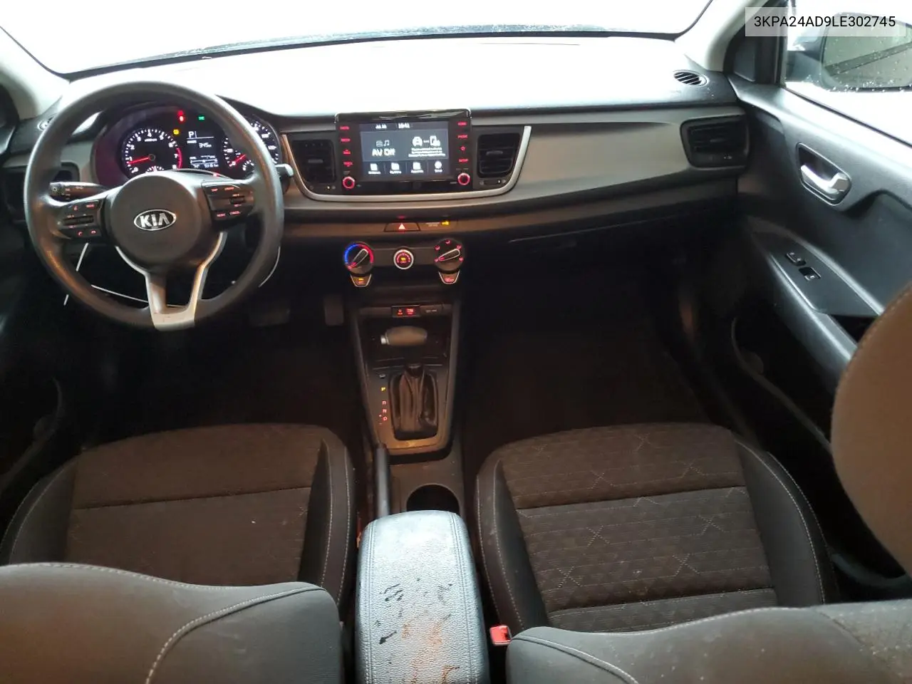 2020 Kia Rio Lx VIN: 3KPA24AD9LE302745 Lot: 64949205