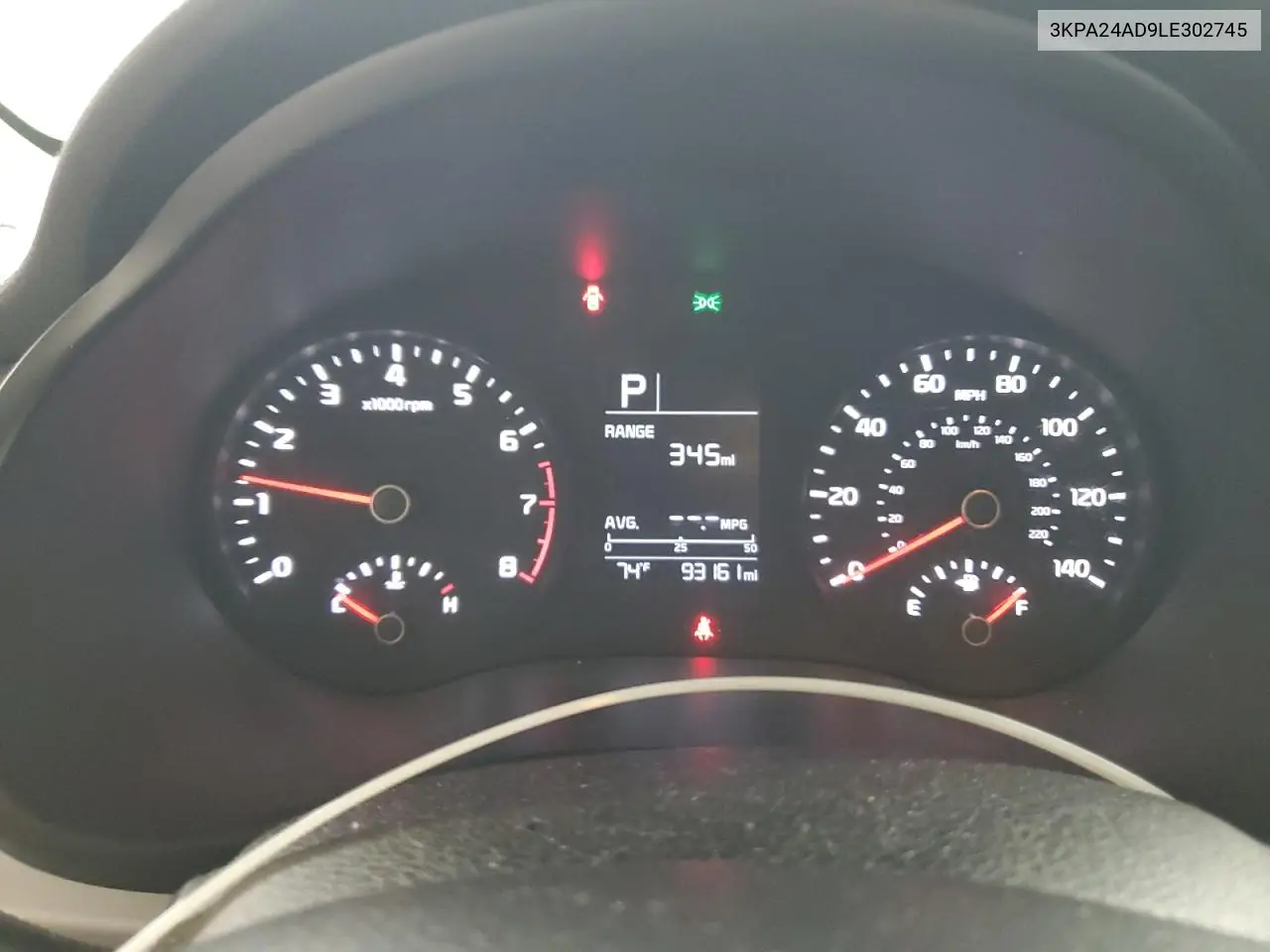 2020 Kia Rio Lx VIN: 3KPA24AD9LE302745 Lot: 64949205