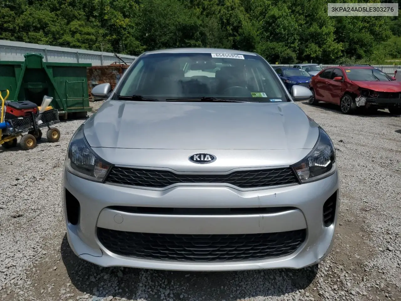 2020 Kia Rio Lx VIN: 3KPA24AD5LE303276 Lot: 65455955