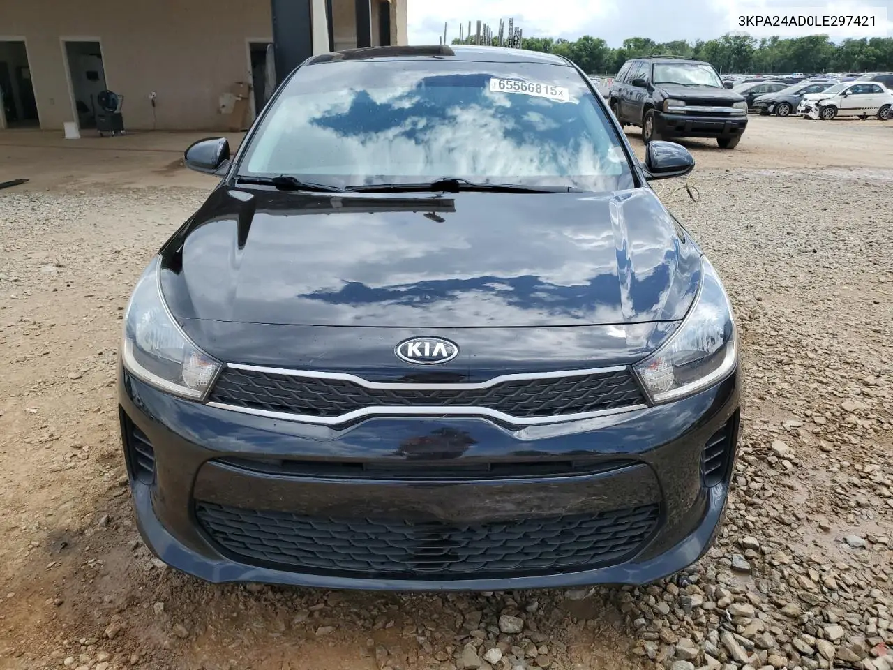 2020 Kia Rio Lx VIN: 3KPA24AD0LE297421 Lot: 65566815