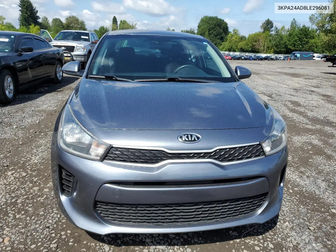 2020 Kia Rio Lx VIN: 3KPA24AD8LE296081 Lot: 65712865