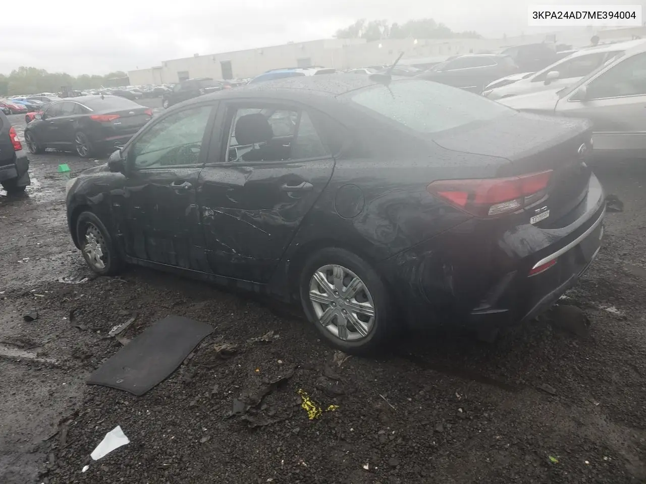 2021 Kia Rio Lx VIN: 3KPA24AD7ME394004 Lot: 55641945