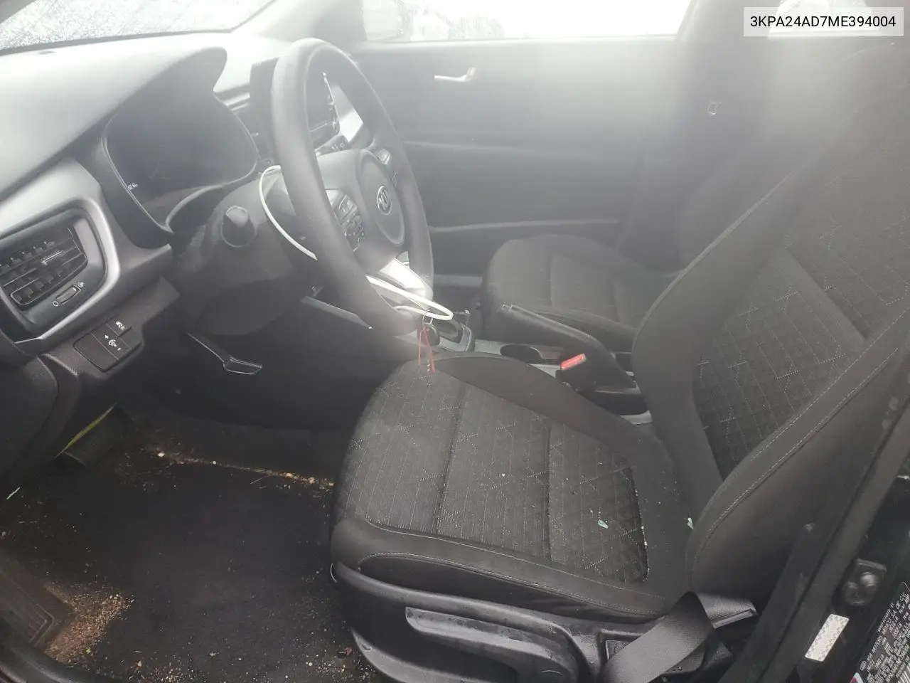 2021 Kia Rio Lx VIN: 3KPA24AD7ME394004 Lot: 55641945