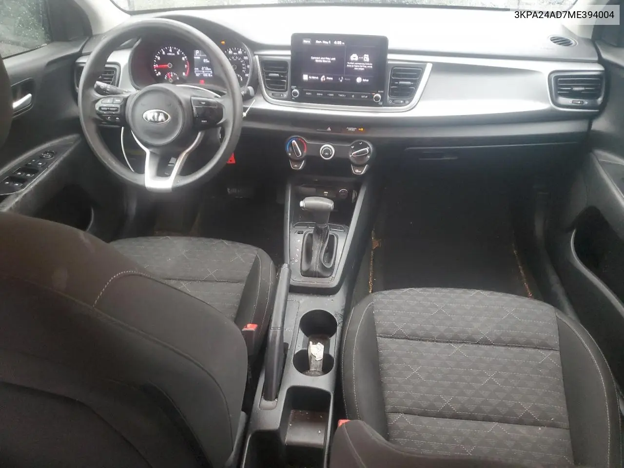 2021 Kia Rio Lx VIN: 3KPA24AD7ME394004 Lot: 55641945