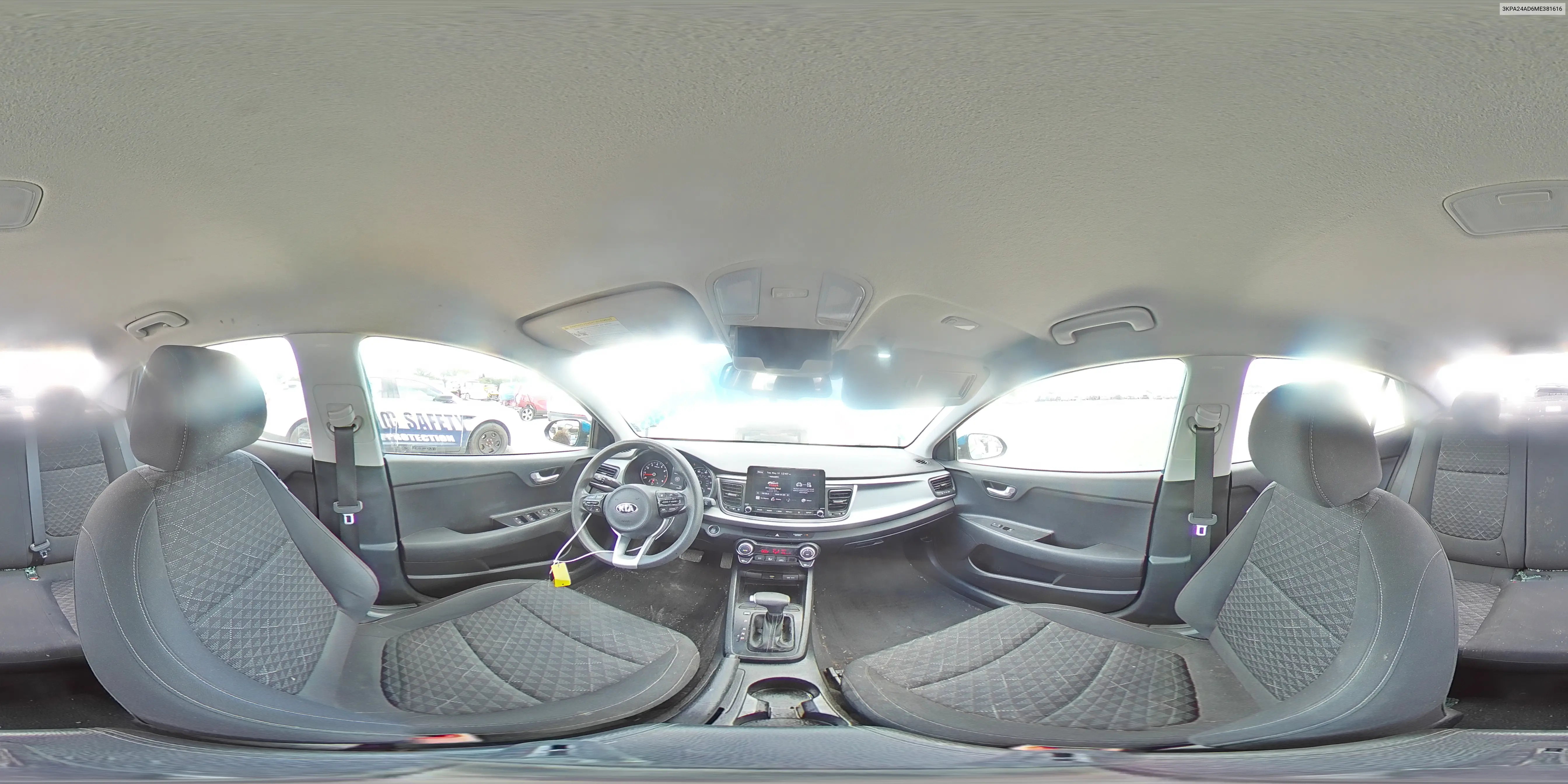 2021 Kia Rio Lx VIN: 3KPA24AD6ME381616 Lot: 56934815