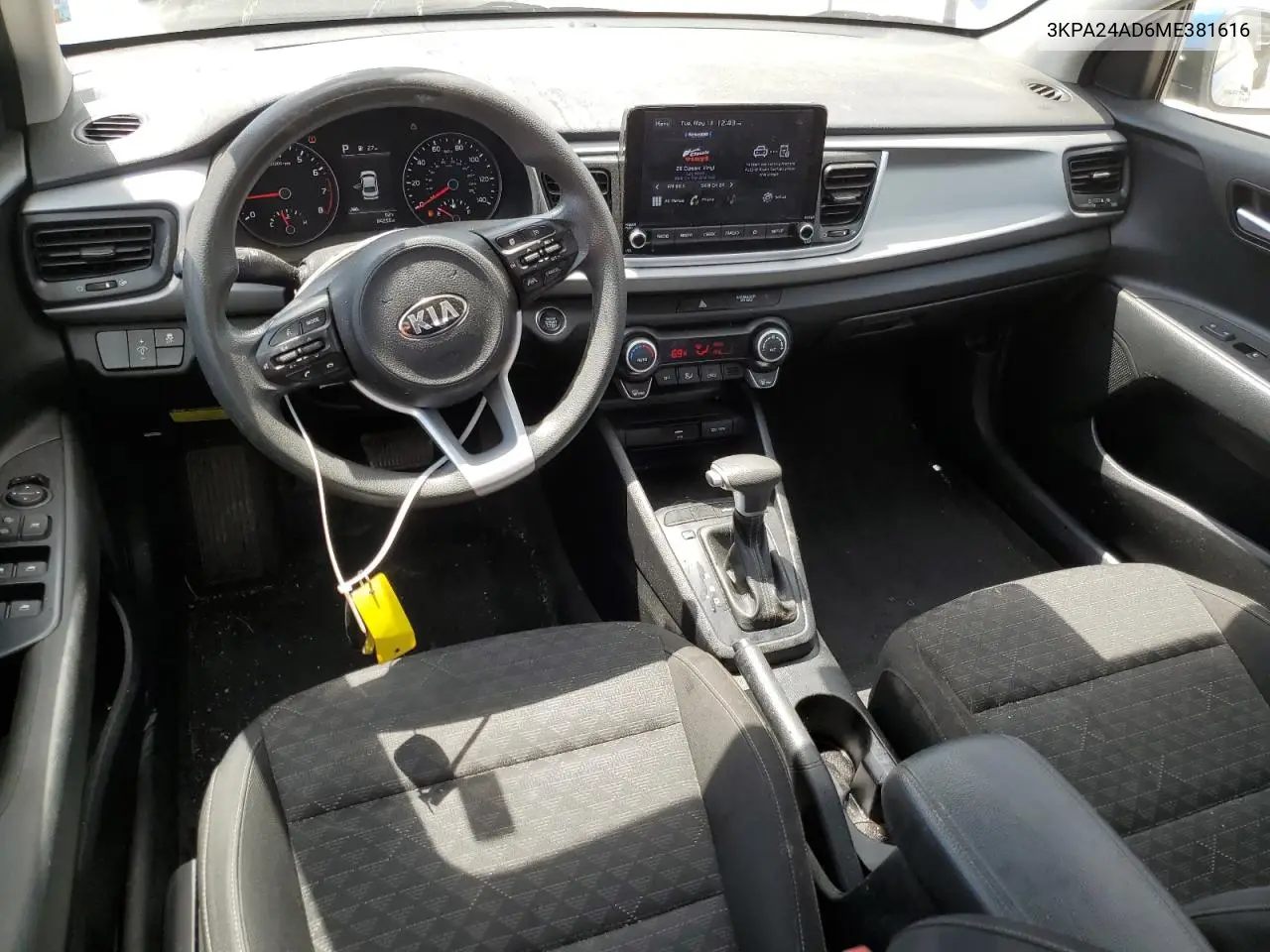2021 Kia Rio Lx VIN: 3KPA24AD6ME381616 Lot: 56934815