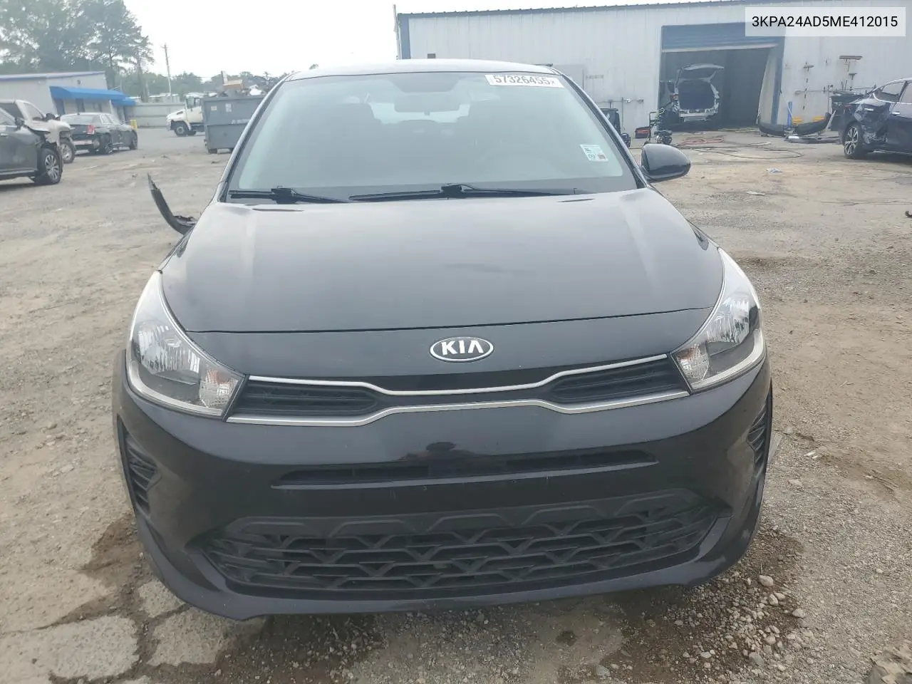 2021 Kia Rio Lx VIN: 3KPA24AD5ME412015 Lot: 57326455