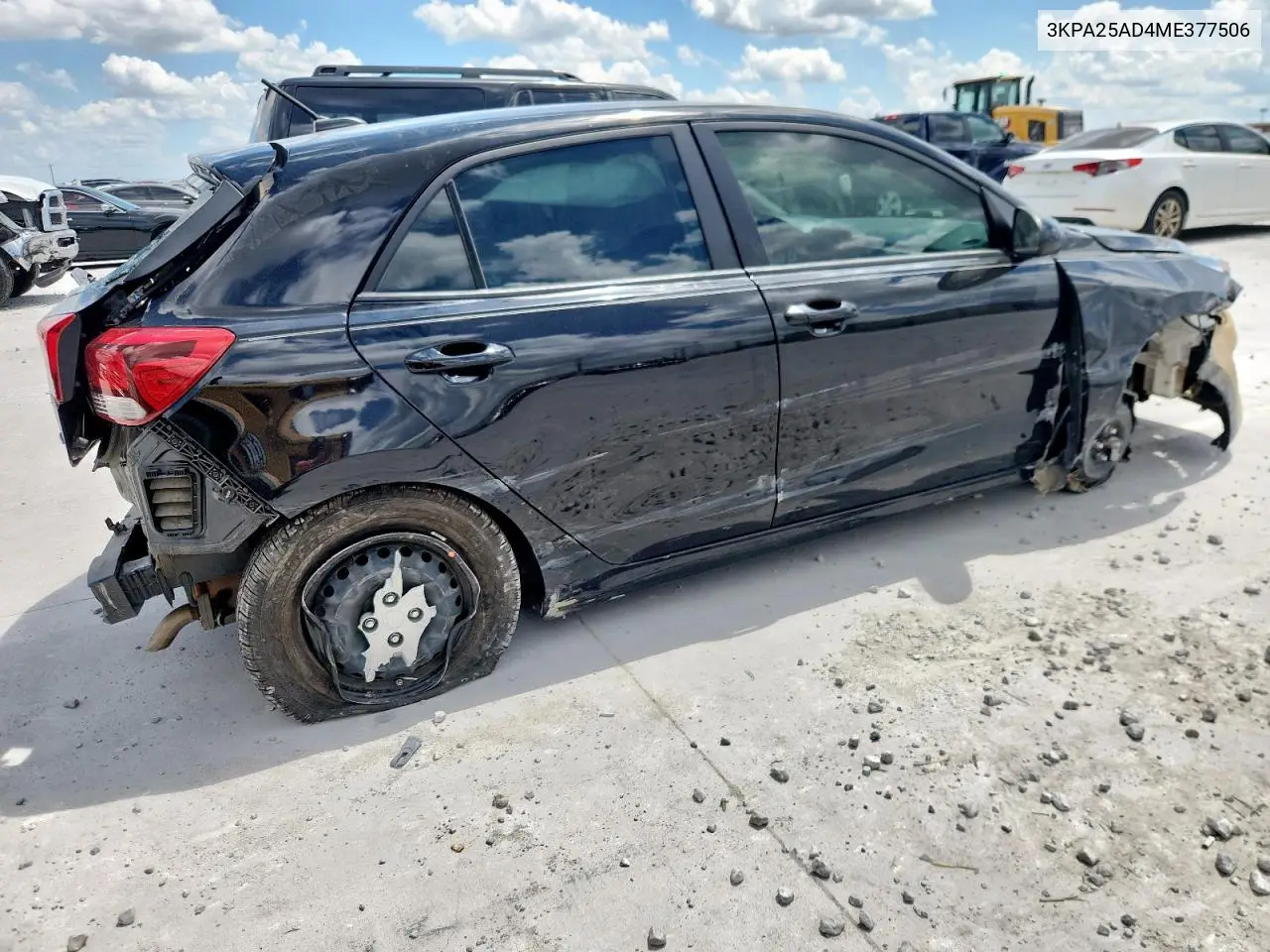 2021 Kia Rio S VIN: 3KPA25AD4ME377506 Lot: 62831285
