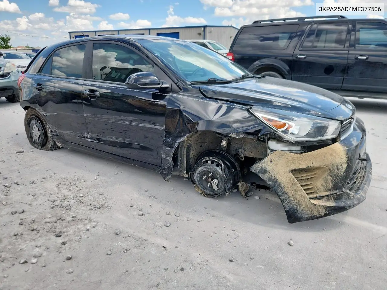 2021 Kia Rio S VIN: 3KPA25AD4ME377506 Lot: 62831285