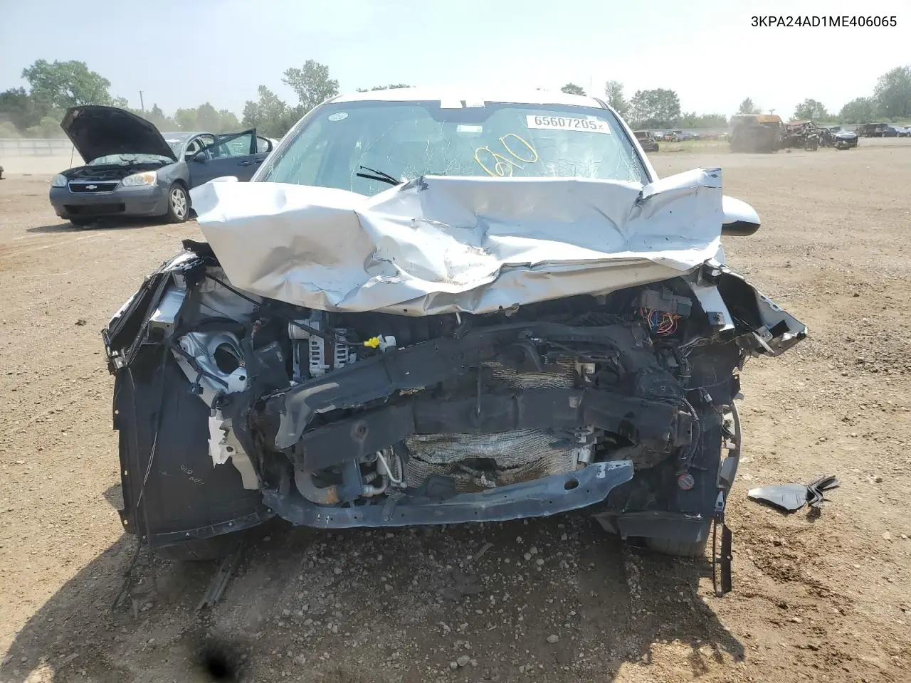 2021 Kia Rio Lx VIN: 3KPA24AD1ME406065 Lot: 65607205