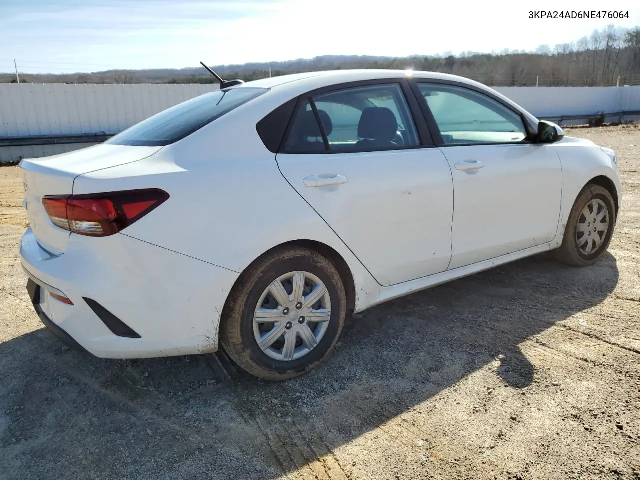 2022 Kia Rio Lx VIN: 3KPA24AD6NE476064 Lot: 45397765