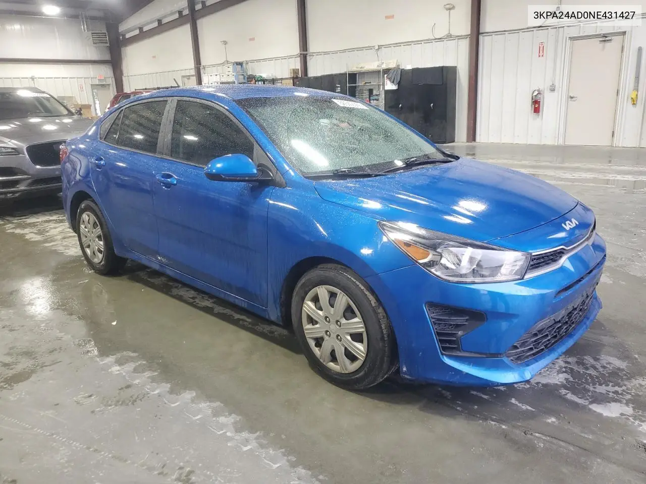 2022 Kia Rio Lx VIN: 3KPA24AD0NE431427 Lot: 56542065