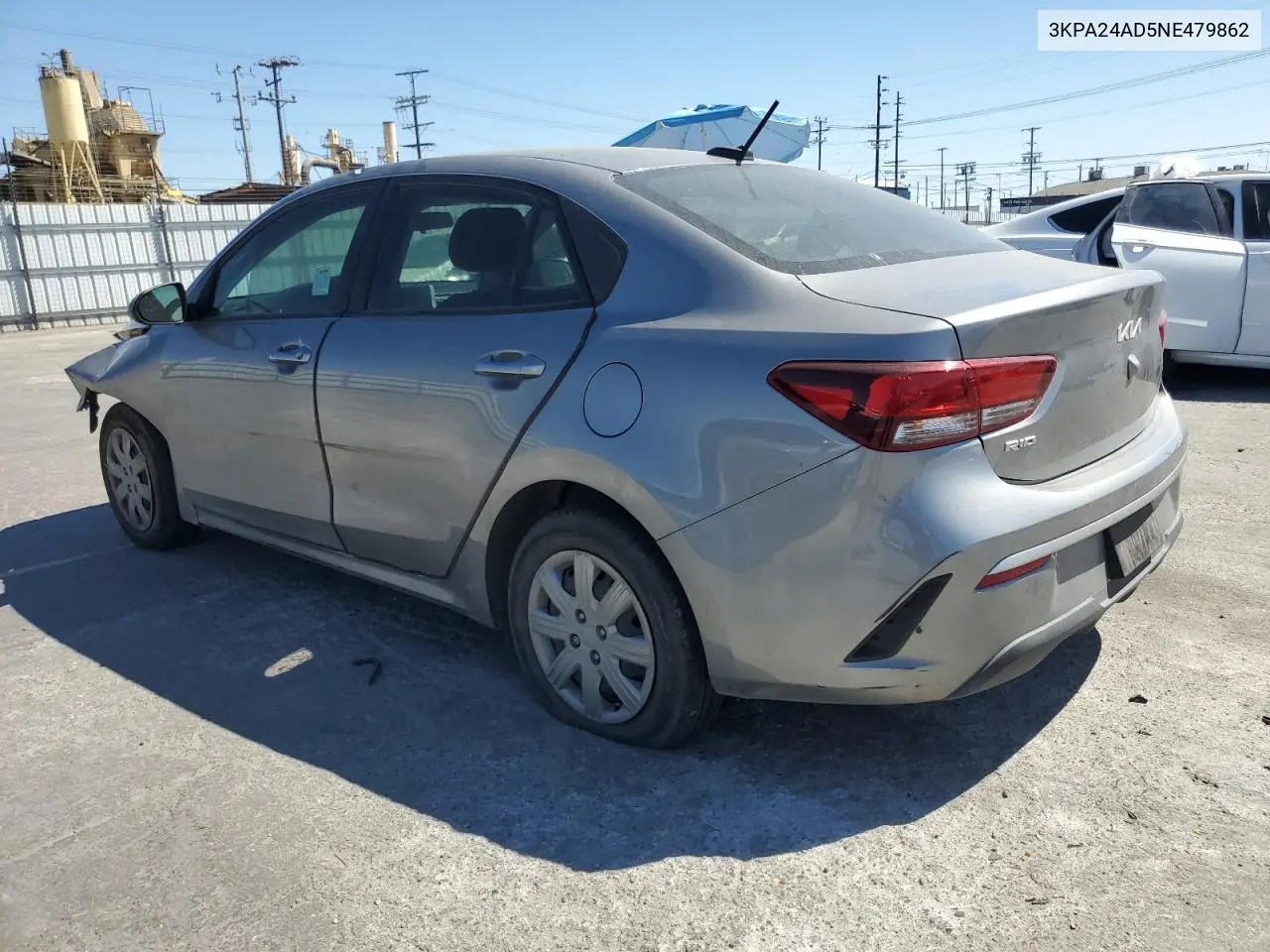 2022 Kia Rio Lx VIN: 3KPA24AD5NE479862 Lot: 62331335