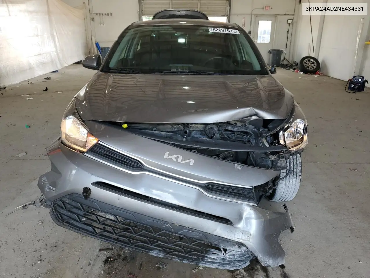 2022 Kia Rio Lx VIN: 3KPA24AD2NE434331 Lot: 62697015
